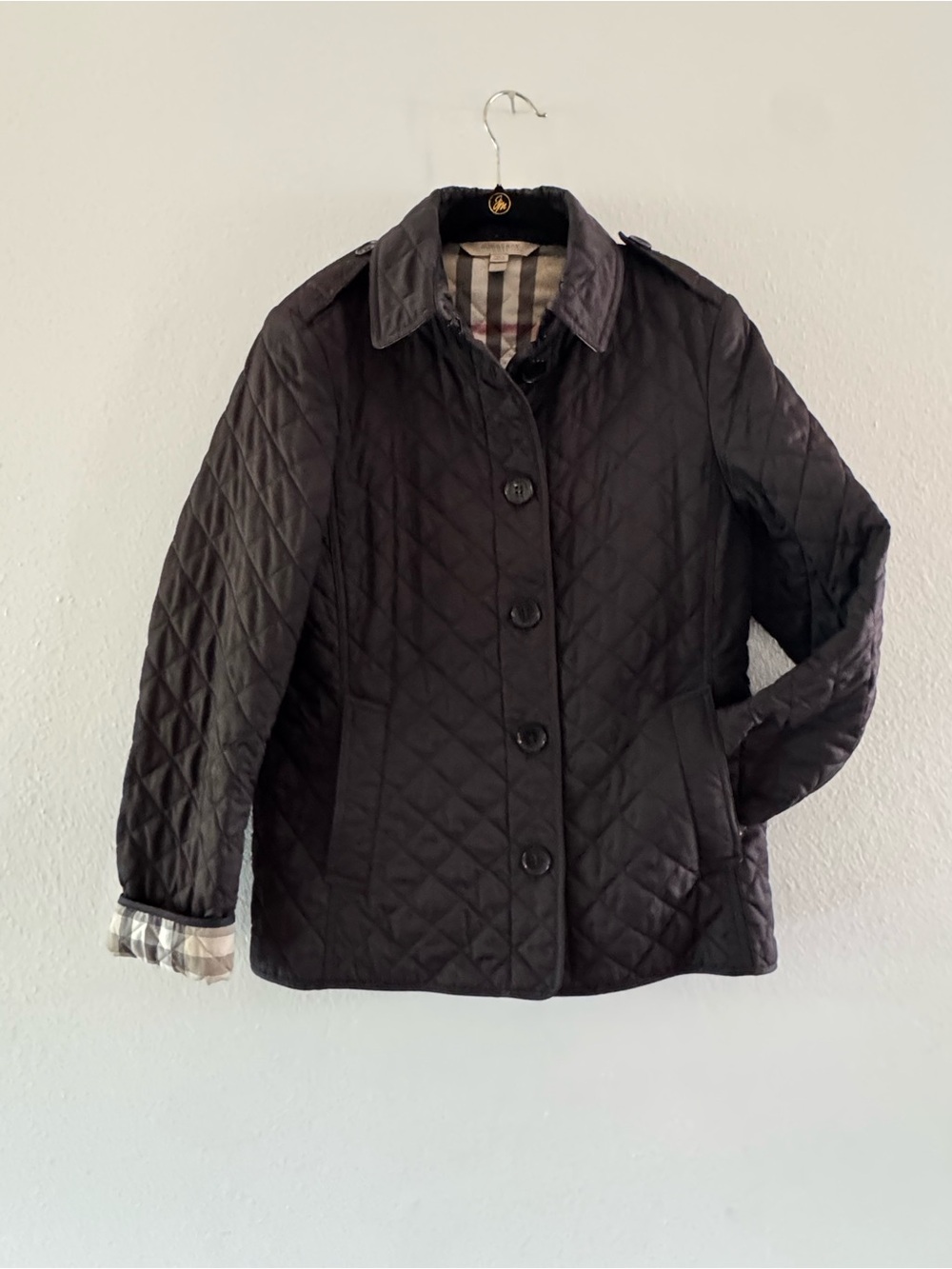 Burberry Quilted Black Women's Jacket